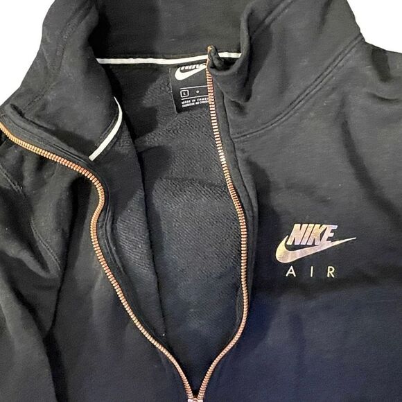 Nike air 1/4 Zip Pull Over Hoodie size Large - Picture 11 of 12